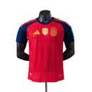 Camiseta Selección España 3 Estrellas Campeona del Mundo Local Copa del Mundo 2026 Versión Jugador - Rojo