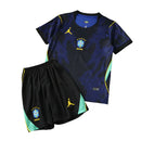 Camiseta y pantalón corto infantil de la selección de Brasil para el Mundial 2026 (reserva) - Azul