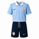 Camiseta + Shorts Niños Selección Uruguay Copa del Mundo Local - 2026