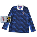 Camiseta Manga Larga Francia Copa del Mundo 2026 Versión Jugador Hombre - AZUL