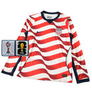 Camiseta Manga Larga Estados Unidos Local Copa del Mundo 2026 Versión Jugador Hombre -