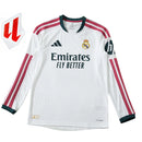 Camiseta Manga Larga Real Madrid Local 2026/27 Versión Jugador Hombre - Blanco