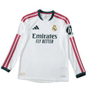 Camiseta Manga Larga Real Madrid Local 2026/27 Versión Jugador Hombre - Blanco