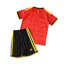 Camiseta y pantalón corto de la selección nacional de Bélgica para niños, temporada 2026 - Rojo