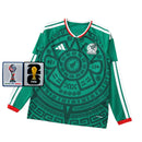 Camiseta de manga larga para hombre de la Selección Nacional de México 2026 - Verde