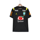 Camiseta Selección Brasileña - Brasil Entrenamiento Jordan - 2026 Versión Aficionado Hombre - Negro