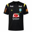 Camiseta Selección Brasileña - Brasil Entrenamiento Jordan - 2026 Versión Aficionado Hombre - Negro