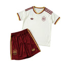Camiseta + Shorts Niños Selección España Visitante - Copa del Mundo 2026 - Blanco