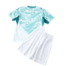 Conjunto de camiseta y pantalón corto infantil de la selección de Portugal Reserva 2026 - Azul