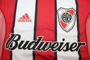 Camiseta River Plate retro Visitante 03/04 Hombre - Rojo e Blanco