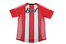 Camiseta River Plate retro Visitante 03/04 Hombre - Rojo e Blanco