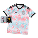 Camiseta de visitante de la selección nacional de Bélgica para el Mundial 2026 - Jugador masculino - Rojo - Rosa