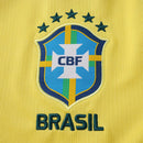 Camiseta + Shorts Niños Brasil Copa del Mundo Local 2026 -Amarillo