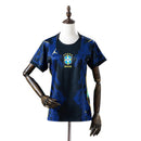 Camiseta Selección Brasileña Visitante Mujer Copa del Mundo 2026 Versión Aficionado - Azul - Brasil