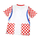 Camiseta Selección Croacia Local Copa del Mundo 2026 Versión Aficionado - Blanco