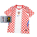 Camiseta Selección Croacia Local Copa del Mundo 2026 Versión Aficionado - Blanco