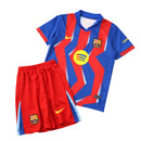 Camiseta + Shorts Niños Barcelona 25/26 Rojo e Azul