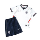 Conjunto infantil de camiseta y pantalón corto de la selección inglesa de local 2026 - Blanco