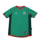 Camiseta México Retro Local 2002 Versión Aficionado Hombre - Verde