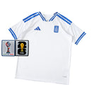 Camiseta Selección Grecia Local Copa del Mundo 2026 Versión Aficionado - Blanco