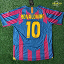 Camiseta Nike retro de local del Barcelona 2006 para hombre - Azul y granate