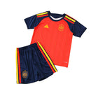 Camiseta y pantalón corto para niños de la Selección Nacional de España - Copa del Mundo - Equipación local - 2026
