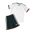 Camiseta y pantalón corto de visitante de la selección mexicana para niños 2026 - Blanco/Azul