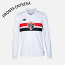 ENTREGA INMEDIATA São Paulo Local Manga Larga 2024/2025 - Blanco