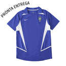 ENTREGA INMEDIATA Brasi Retro 2002 Visitante Azul Versión Aficionado