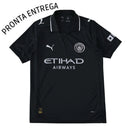 ENTREGA INMEDIATA Manchester City Visitante 25/26 Versión Aficionado Hombre - Negro