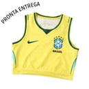 ENTREGA INMEDIATA Brasil Cropped copa 2026 Mujer