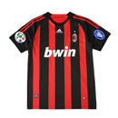 Camiseta retro local del Milan 08/09 de Adidas para hombre - Rojo y negro