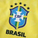 Crooped Selección Brasil Copa del Mundo 2026 Mujer - Amarillo
