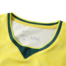 Crooped Selección Brasil Copa del Mundo 2026 Mujer - Amarillo