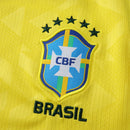 Crooped Selección Brasil Copa del Mundo 2026 Mujer - Amarillo