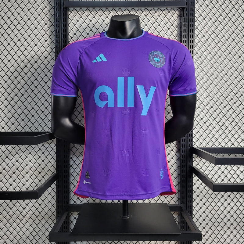 Camiseta Adidas Charlotte Home 23/24 para hombre - Morada