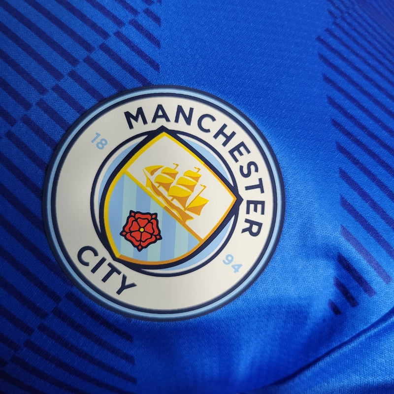 Camiseta de portero Puma del Manchester City 22/23 para hombre - Azul