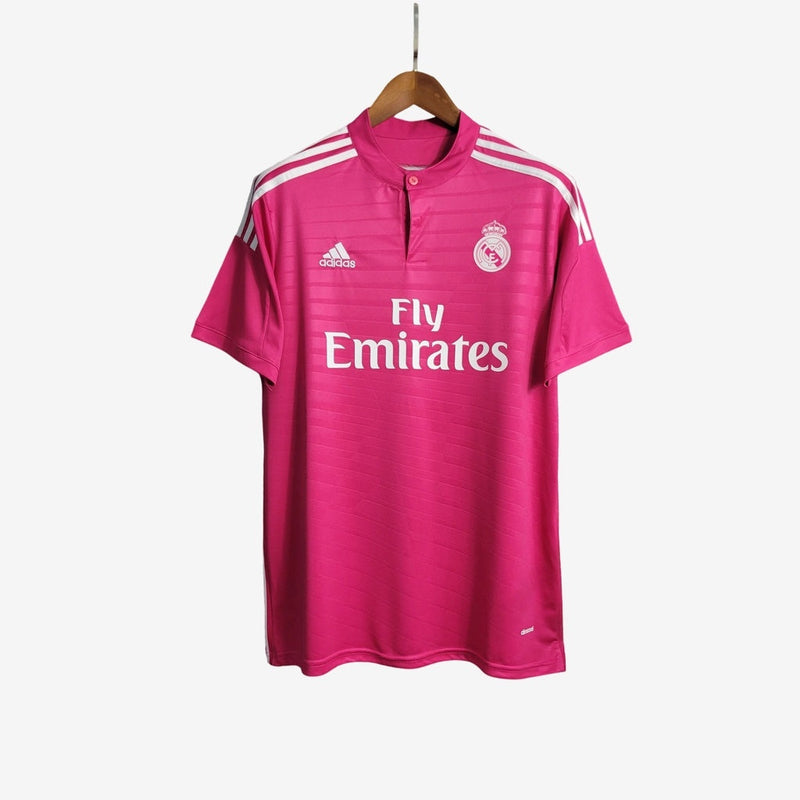 Camiseta retro Adidas Real Madrid III 14/15 para hombre, color rosa