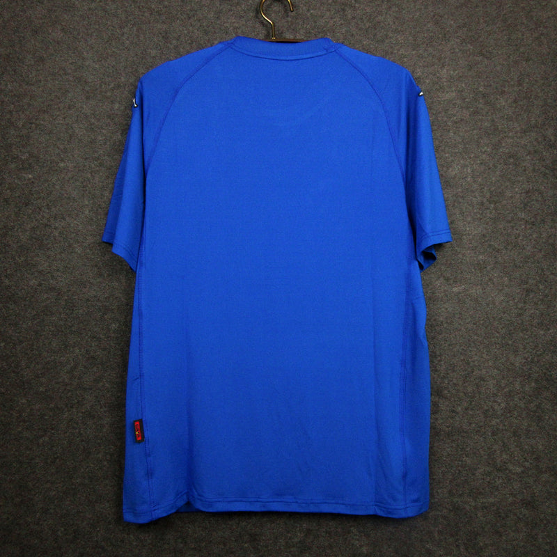Camiseta retro de local de la selección nacional de Italia I 00/02 para hombre - Azul