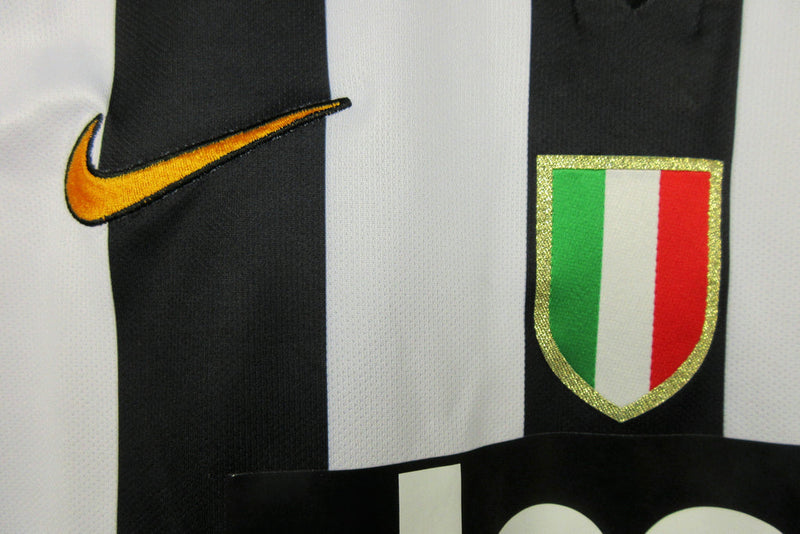 Camiseta de local de la Juventus I Retro 14/15 para hombre - Blanco y negro