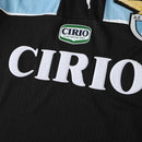 Camiseta retro de visitante II de la Lazio 98/99 para hombre - Negra