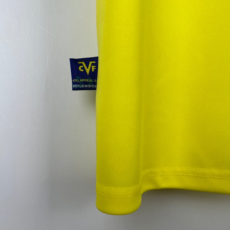 Camiseta retro local del Villarreal I 05/06 Puma Fan para hombre - Amarillo