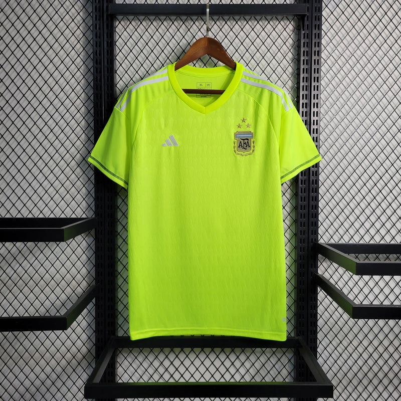 Camiseta de portero tres estrellas de la selección argentina - Camiseta Adidas para hombre 2022