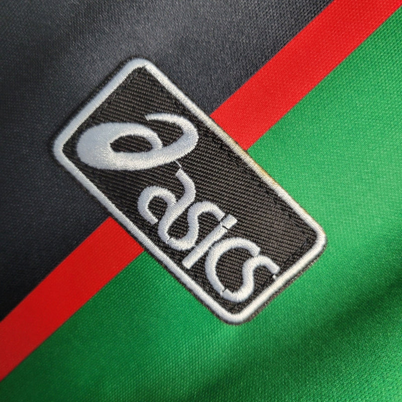 Camiseta de aficionado Asics Aston Villa II Retro 93/95 para hombre - Verde y negra