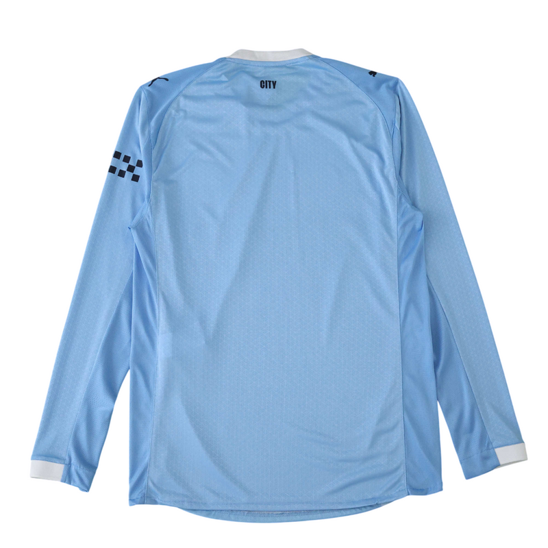 Camiseta de manga larga para hombre del Manchester City (local 25/26) - Azul