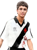 Camiseta retro de aficionado del Vasco da Gama de 1988 para hombre - Blanca