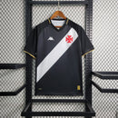 Camiseta de aficionado Kappa de la equipación local del Vasco da Gama 23/24 - Negra