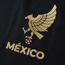 Camiseta de aficionado de México para hombre, color negro y dorado, para el Mundial 2025/26.