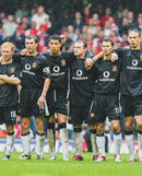 Camiseta retro de aficionado del Manchester United Away II 03/04 para hombre - Negra