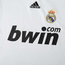 Camiseta retro de local del Real Madrid 08/09 para hombre - Blanca